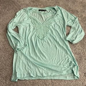 Super Soft Mint Boho Blouse